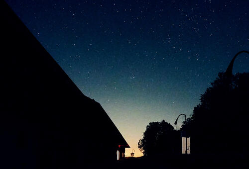 Sternenhimmel über Nantesbuch, Foto: Sinan von Stietencron